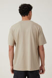 Box Fit Plain T-Shirt, GRAVEL STONE - alternate image 3