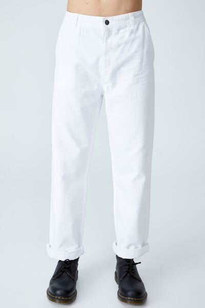 Loose Fit Pant, WHITE CANVAS