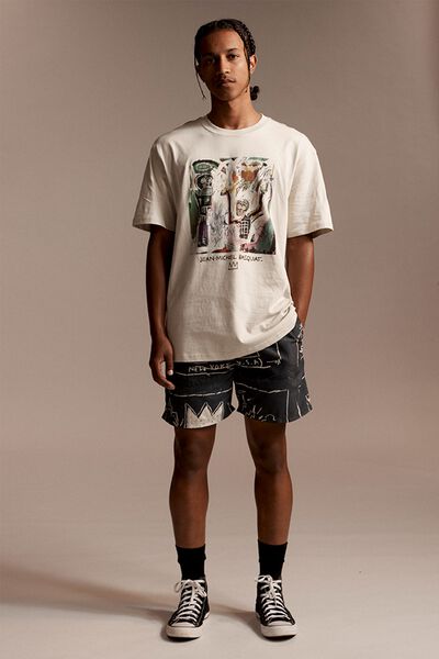 Basquiat Kahuna Short, LCN BSQ WASHED BLACK