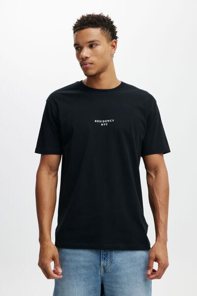 Easy T-Shirt, BLACK / RESIDENCY NYC