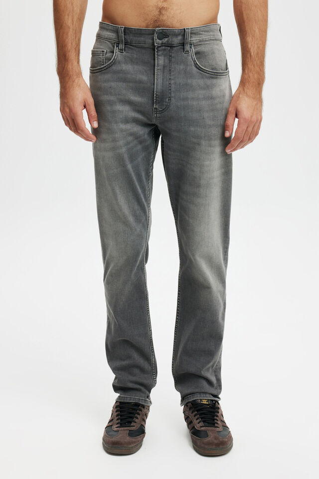 Slim Tapered Jean, WASHED GREY