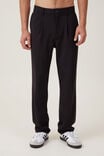 Relaxed Pleated Pant, BLACK - alternate image 2