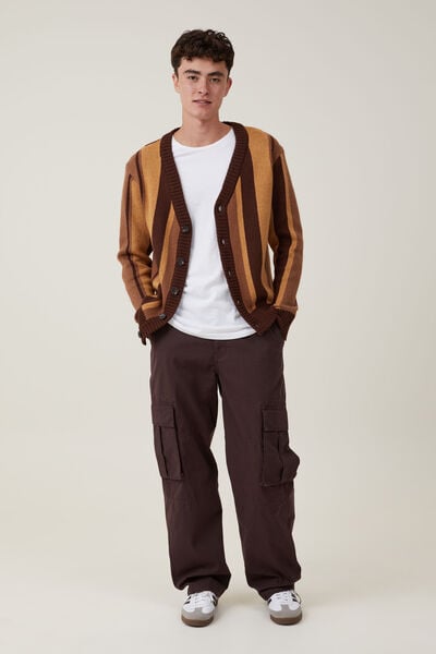 Baggy Cargo Pant, DARK CHOCOLATE RIPSTOP