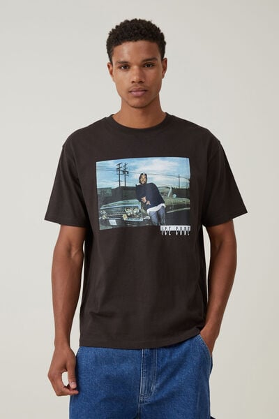Camiseta - Loose Fit Music T-Shirt, LCN MT WASHED BLACK/ICE CUBE - CAR LEAN