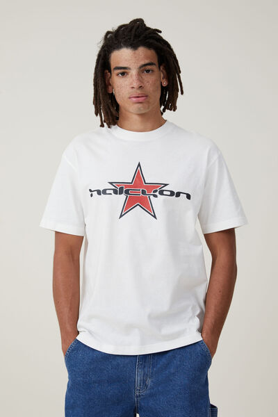 Loose Fit Graphic T-Shirt, VINTAGE WHITE/STAR
