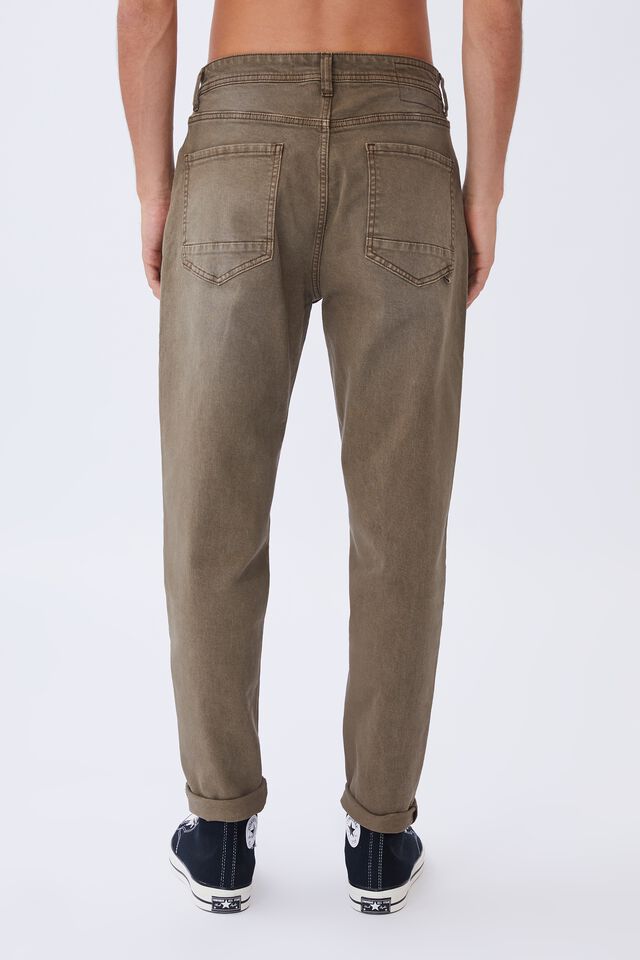 Relaxed Tapered Jean, WASHED MOCHA