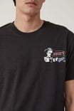 Loose Fit Graphic T-Shirt, WASHED BLACK/BUCKS - alternate image 4
