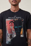 Basquiat Loose Fit T-Shirt, LCN BSQ BLACK/PORTRAIT - alternate image 4