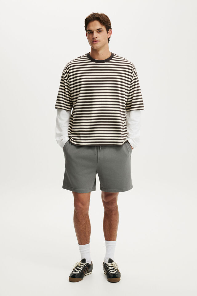 Everyday Fleece Short, SLATE STONE