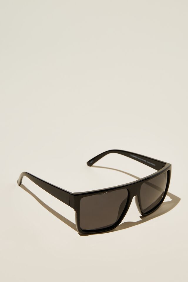 Polarized Adventure Sunglasses, BLACK/BLACK SMOKE