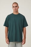 Box Fit Plain T-Shirt, PINE NEEDLE GREEN - alternate image 1