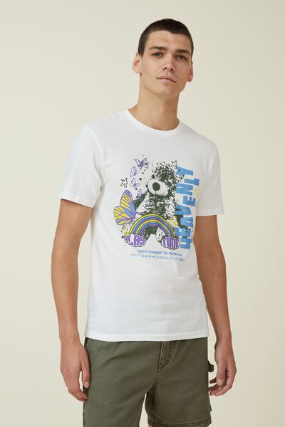 Tbar Art T-Shirt, VINTAGE WHITE/HEAVENLY