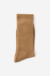Essential Crew Sock, TAUPE - example image 3
