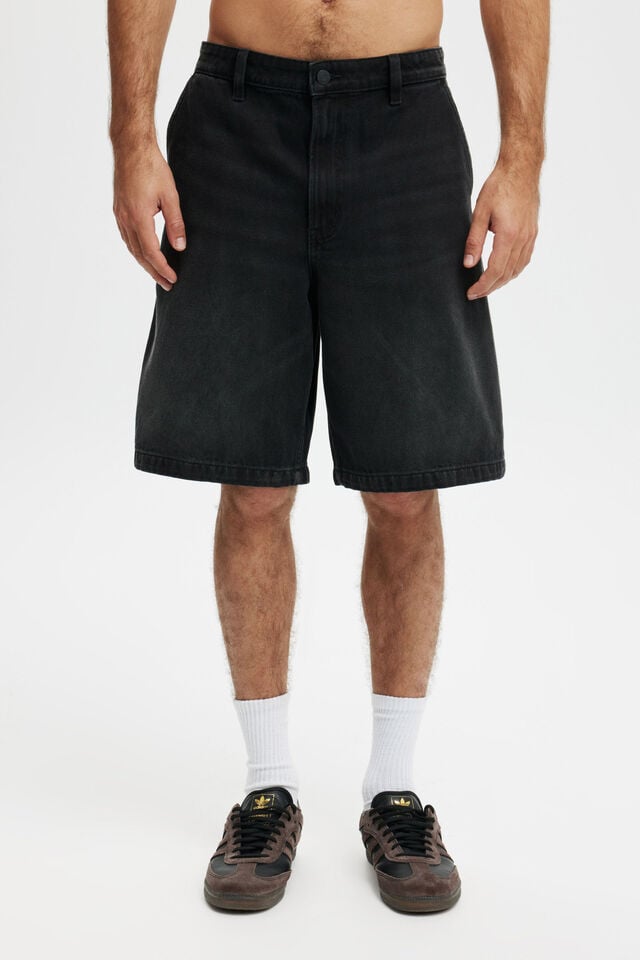 Shorts - Baggy Denim Short, REVOLVE BLACK
