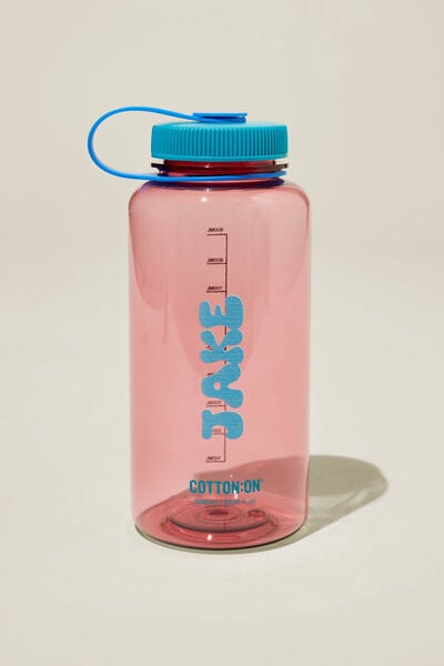 Personalised Hiking Drink Bottle, BURGANDY/TEAL/BLUE