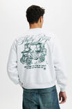 Box Fit Graphic Crew Sweater, ATHELETIC MARLE / SB GOLF CART - alternate image 3