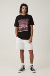Chicago Bulls Nba Loose Fit T-Shirt, LCN NBA BLACK/BULLS-VINTAGE COURT - alternate image 2
