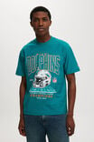 Loose Fit Nfl T-Shirt, LCN NFL TEAL POP/MIAMI DOLPHINS - GRID - alternate image 1