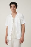 Cabana Short Sleeve Shirt, WHITE BRODERIE - alternate image 1