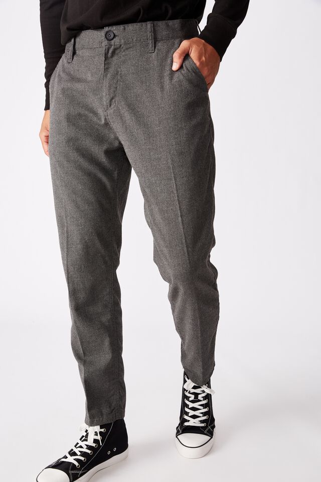 Oxford Trouser, TEXTURED CHARCOAL