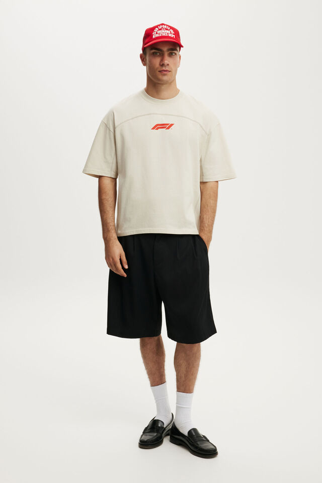 F1 Cropped Fit T-Shirt, LCN F1 BONE / F1 - RACING