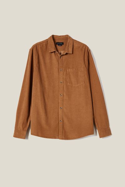 Camden Long Sleeve Shirt, GINGER CORD