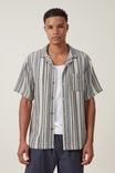 Camisas - Palma Short Sleeve Shirt, BLACK MULTI STRIPE - vista alternativa 1