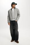 Relaxed Carpenter Jacket, GREY - alternate image 2