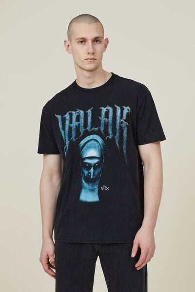 Camiseta - Special Edition T-Shirt, LCN WB WASHED BLACK/THE NUN - VALAK