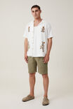 Cabana Short Sleeve Shirt, NATURAL FLORAL - alternate image 2