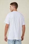 Camiseta Organic Loose Fit T-Shirt, WHITE - vista alternativa 3