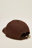 Boné - Vintage Strap Back Hat, WASHED CHOCOLATE/TRIBECA - vista alternativa 2