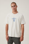 Premium Loose Fit Art T-Shirt, BONE / LATE CHECKOUT - alternate image 1