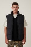 Jaqueta - Recycled Puffer Vest, BLACK - vista alternativa 2