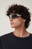 The Accelerate Polarized Sunglasses, WHITE /GREY /SMOKE - alternate image 2