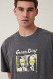 Premium Loose Fit Music T-Shirt, LCN WMG FADED SLATE/GREEN DAY - NIMROD - alternate image 4