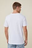 Organic V-Neck T-Shirt, WHITE - alternate image 3