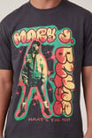Camiseta - Mary J Blige Loose Fit T-Shirt, LCN BRA FADED SLATE/MARY J BLIGE - AIRBRUSHED - vista alternativa 4