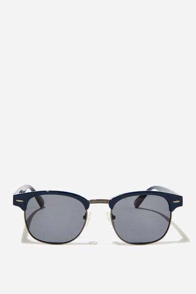 Leopold Polarized Sunglasses, NAVY/GUNMETAL/BLACK