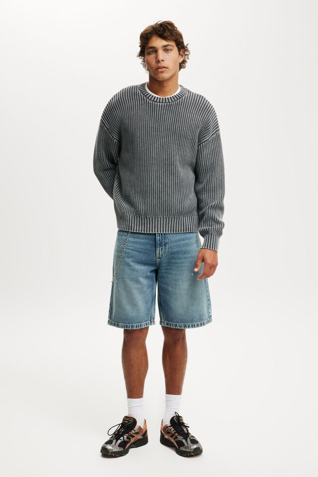 Baggy Denim Short, CALIFORNIAN BLUE