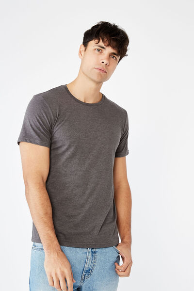 Essential Crew T-Shirt, CHARCOAL MARLE