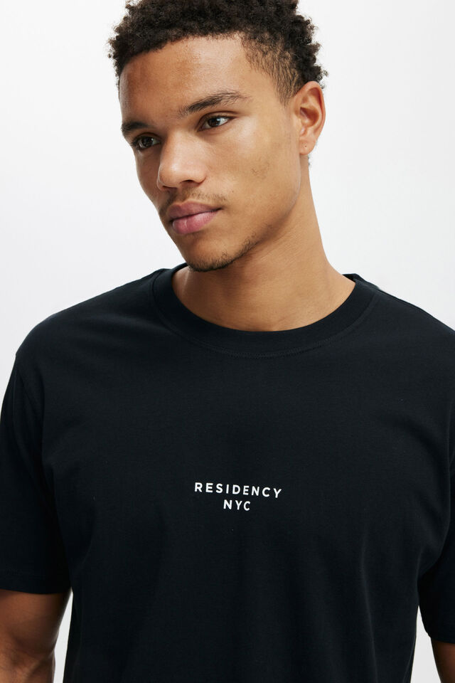 Easy T-Shirt, BLACK / RESIDENCY NYC