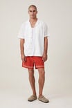 Capri Short Sleeve Shirt, WHITE BROIDERIE - alternate image 2