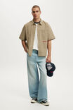 Darcy Short Sleeve Shirt, RETRO YELLOW CHECK - example image 2