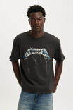 Everyday Fit Music T-Shirt, LCN PRO WASHED BLACK/METALLICA - RIDE THE LI - example image 1