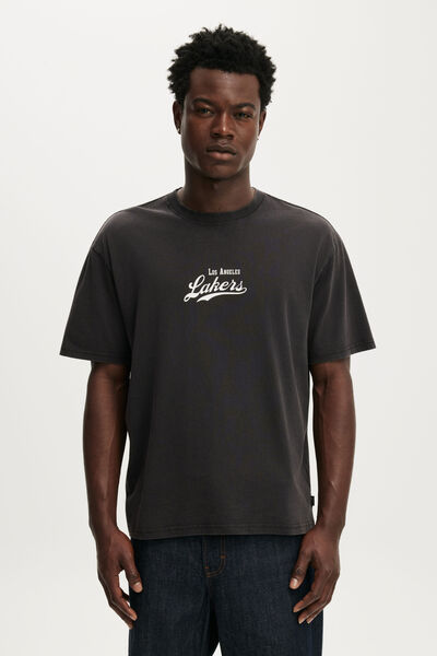 Everyday Fit Nba T-Shirt, LCN NBA - BITTER BROWN - LOS ANGELES LAKERS