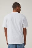 New York Knicks Nba Loose Fit T-Shirt, LCN NBA WHITE MARLE/KNICKS-VINTAGE COU - alternate image 3