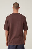 Resort Short Sleeve Polo, COFFEE - example image 3