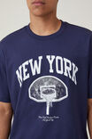 Loose Fit Art T-Shirt, INDIGO/NY OUTDOOR COURTS - alternate image 4