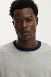 Everyday Fit T-Shirt, GREY MARLE / VINTAGE NAVY RINGER - example image 4
